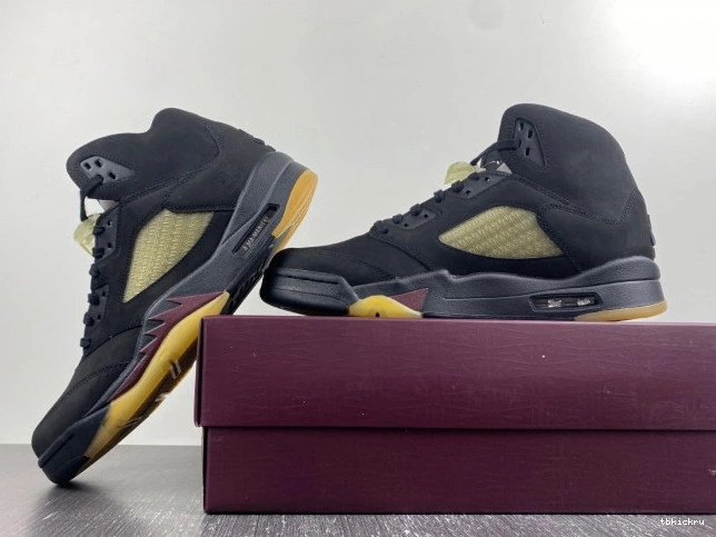 Rep TBkick 5 Black FD1330-001 Maniere x Air A Jordan Ma 0722